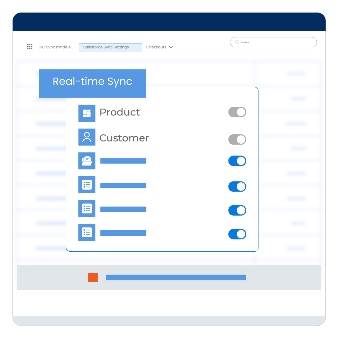 Real-time sync